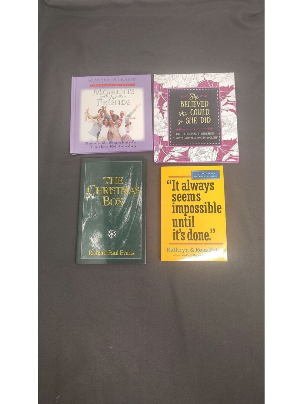 Inspirational Gift Books Lot of 4 Friendship Christmas Motivation Women Quotes